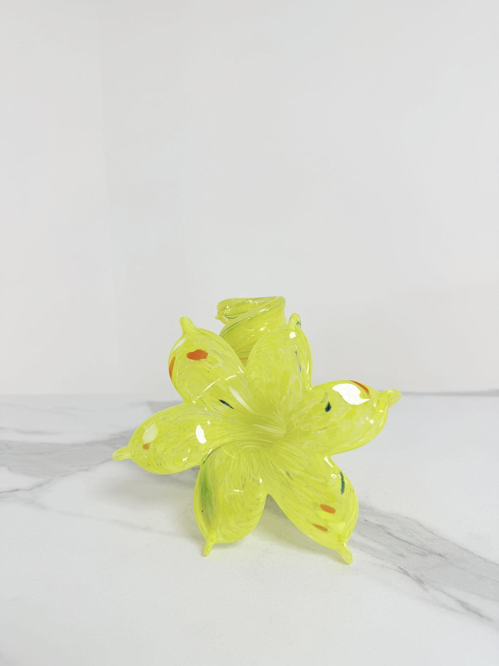 Murano Glass Flower Candle Holder | Certified Murano Glass | Made in Italy | Handmade | Collection 6 Petali