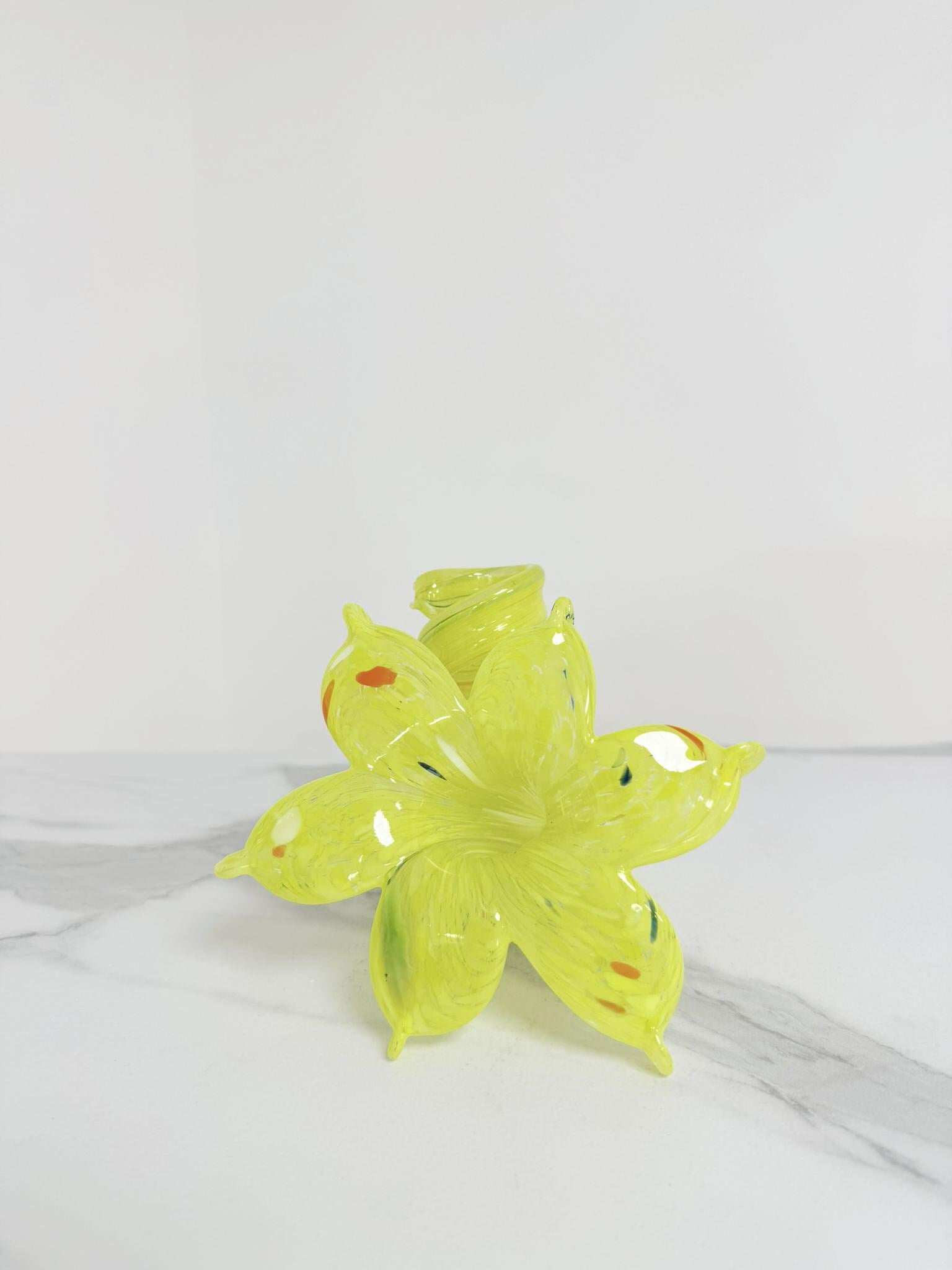 Murano Glass Flower Candle Holder | Certified Murano Glass | Made in Italy | Handmade | Collection 6 Petali
