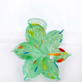 Murano Glass Flower Candle Holder | Certified Murano Glass | Made in Italy | Handmade | Collection 6 Petali