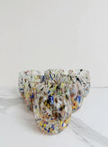 MurArt Bicchieri in vetro di Murano Collezione Decoro MG B12 Set 6 Bicchieri da 250 ml