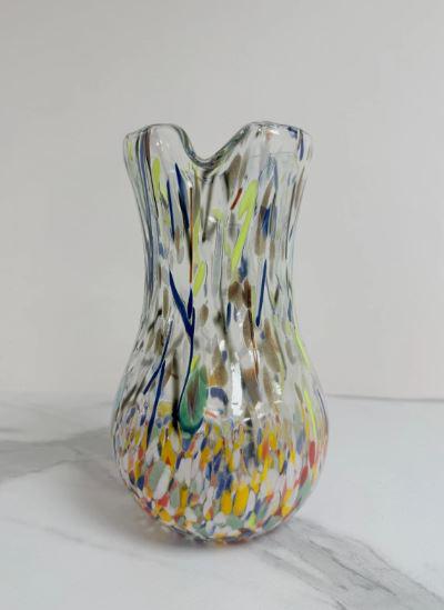 MurArt Brocca in Vetro di Murano Collezione Decoro MG B12 ml 1000 Altezza 20 cm