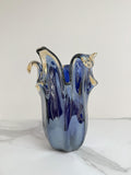 Murano Glass Vase | Certified Murano Glass | Made in Italy | Decorative Vase | Collection Pasta di Vetro Blu