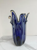 Murano Glass Vase | Certified Murano Glass | Made in Italy | Decorative Vase | Collection Pasta di Vetro Blu