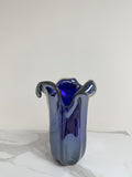 Murano Glass Vase | Certified Murano Glass | Made in Italy | Decorative Vase | Collection Pasta di Vetro Blu
