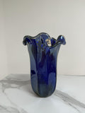 Murano Glass Vase | Certified Murano Glass | Made in Italy | Decorative Vase | Collection Pasta di Vetro Blu
