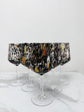 Murano Wine Glass | Certified Murano Glass | Made in Italy | Handmade Wine Goblet | Collection B8
