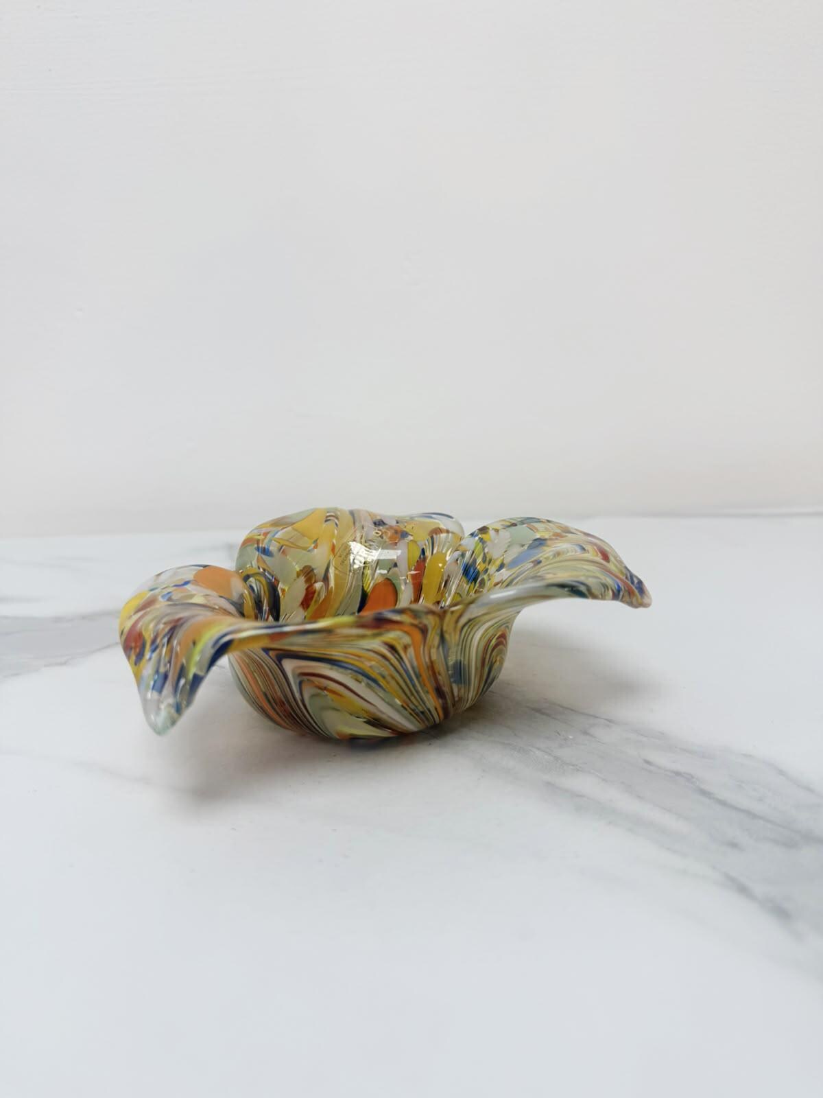 Murano Glass Ashtray | Certified Murano Glass | Made in Italy | Decorative Ashtray | Grande