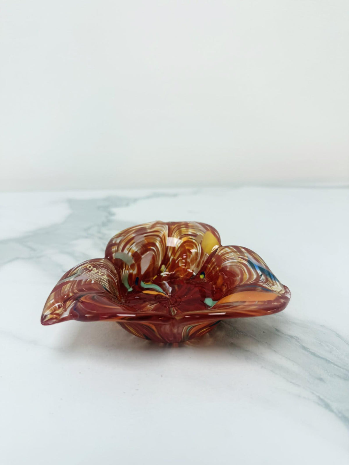 Murano Glass Ashtray | Certified Murano Glass | Made in Italy | Decorative Ashtray | Grande