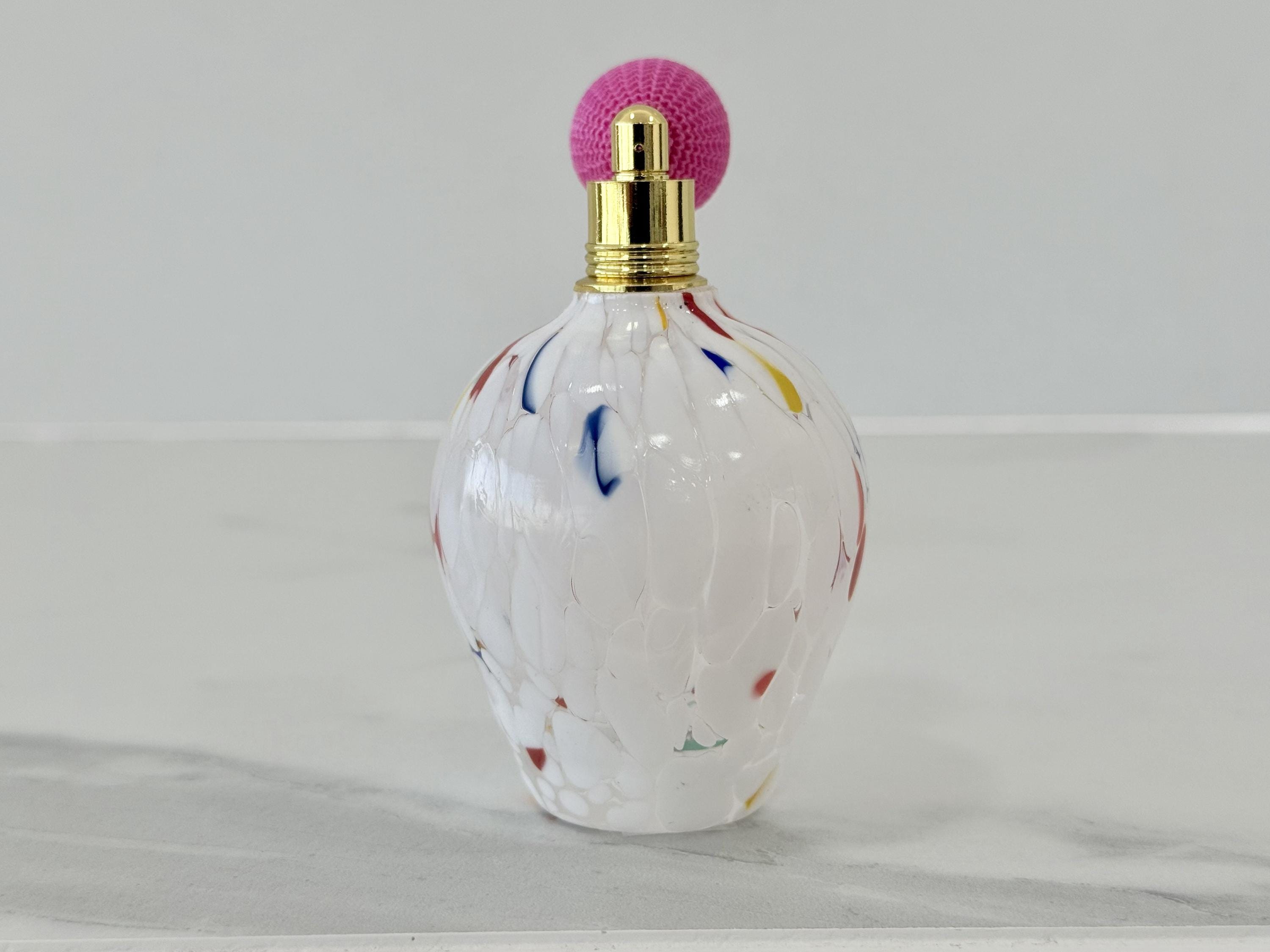 Murano Perfume Bottle | Certified Murano Glass | Made in Italy | Spray Atomizer | Collection Botticella