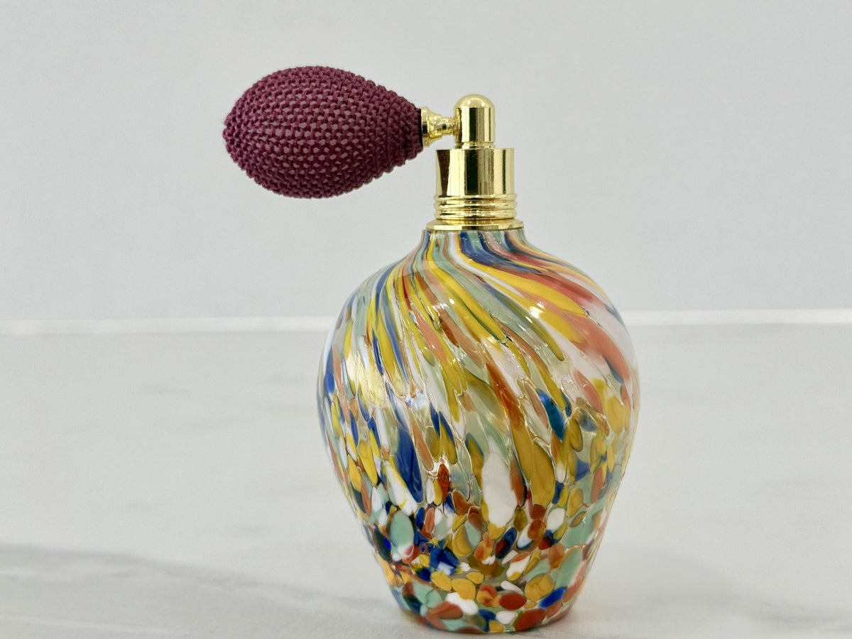 Murano Perfume Bottle | Certified Murano Glass | Made in Italy | Spray Atomizer | Collection Botticella