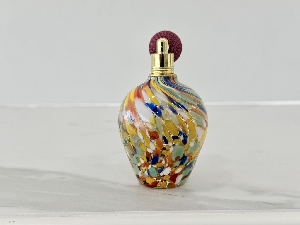 Murano Perfume Bottle | Certified Murano Glass | Made in Italy | Spray Atomizer | Collection Botticella