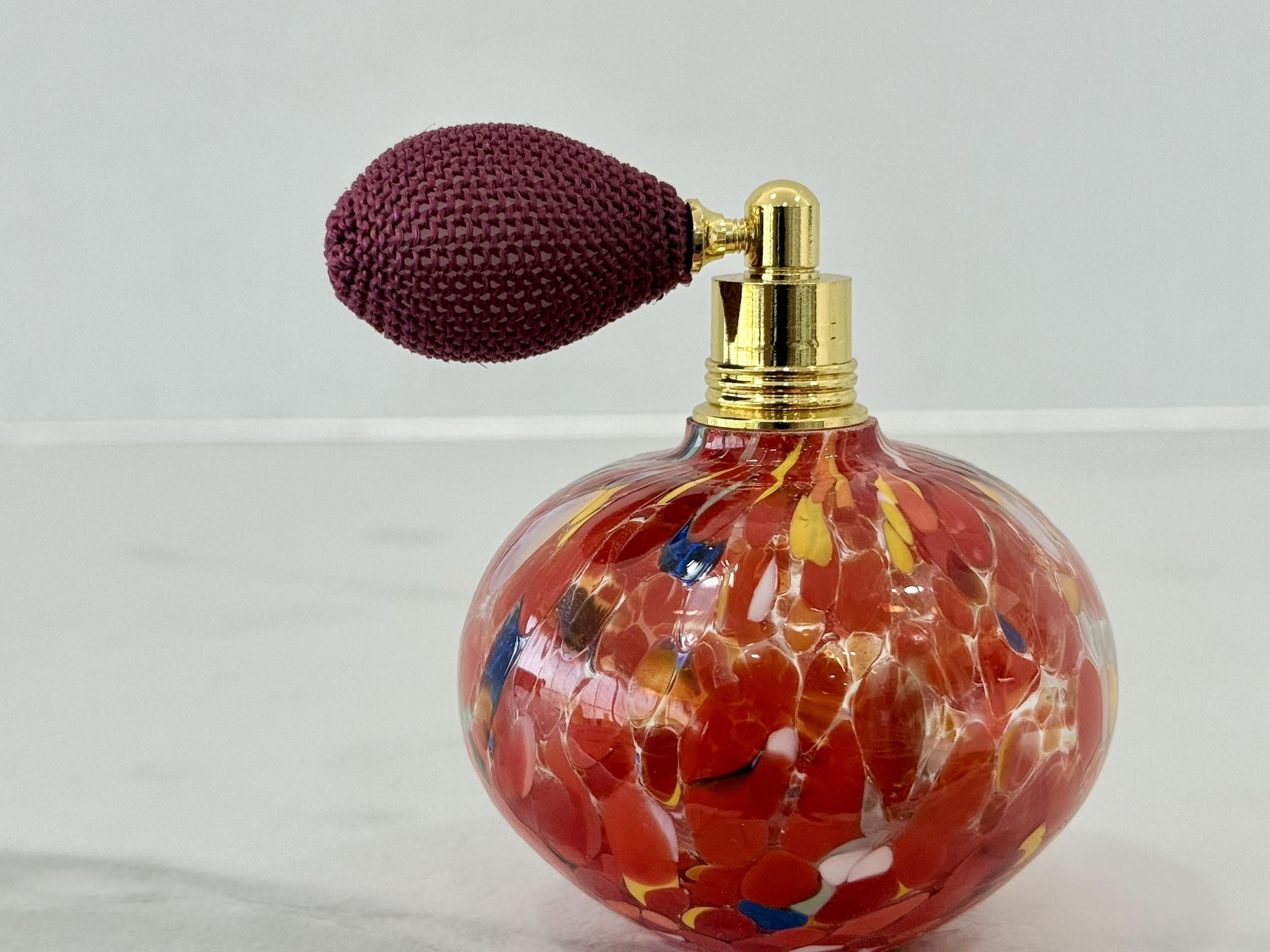 Murano Perfume Bottle | Certified Murano Glass | Made in Italy | Spray Atomizer | Collection Cipollina