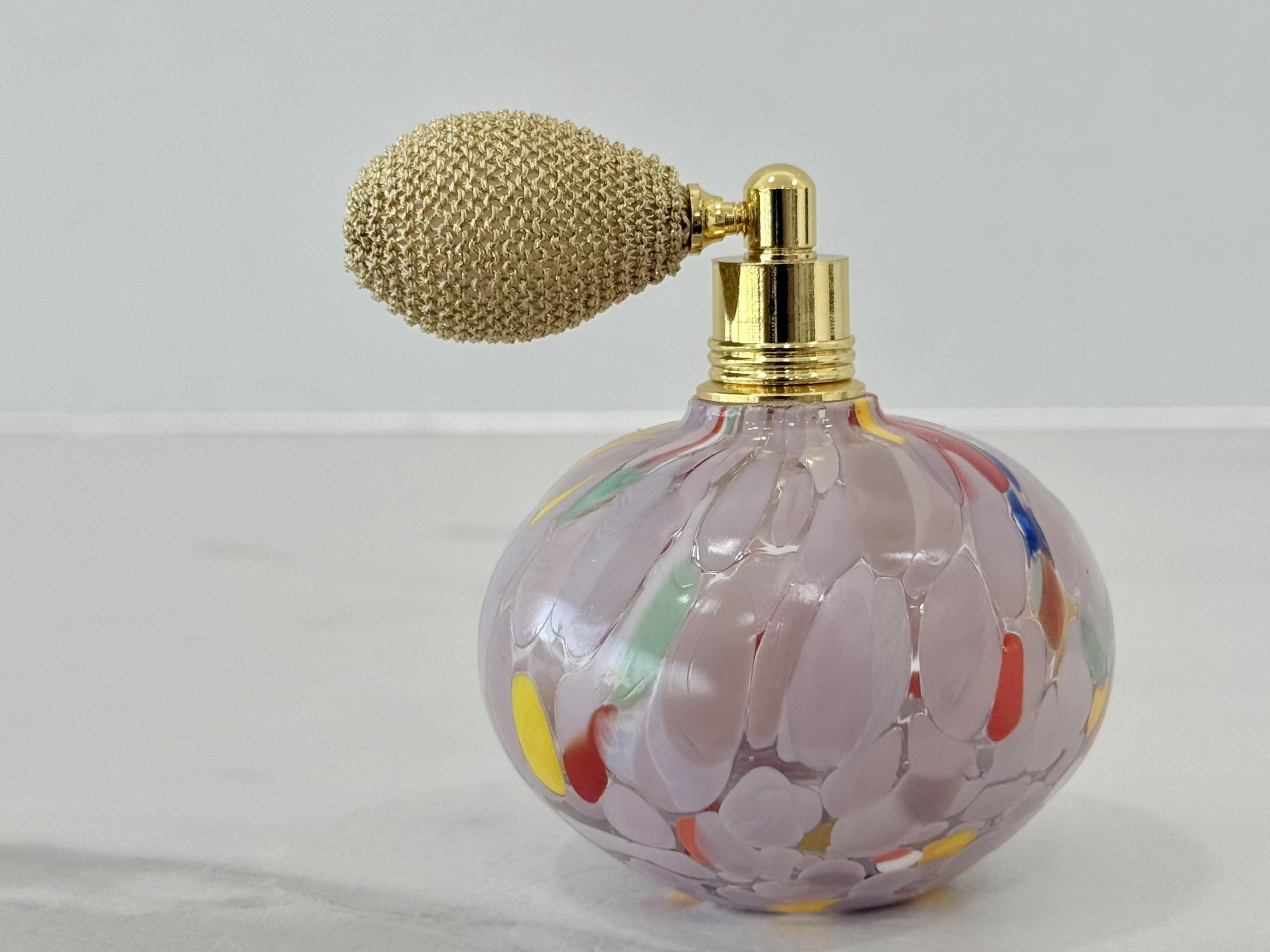 Murano Perfume Bottle | Certified Murano Glass | Made in Italy | Spray Atomizer | Collection Cipollina