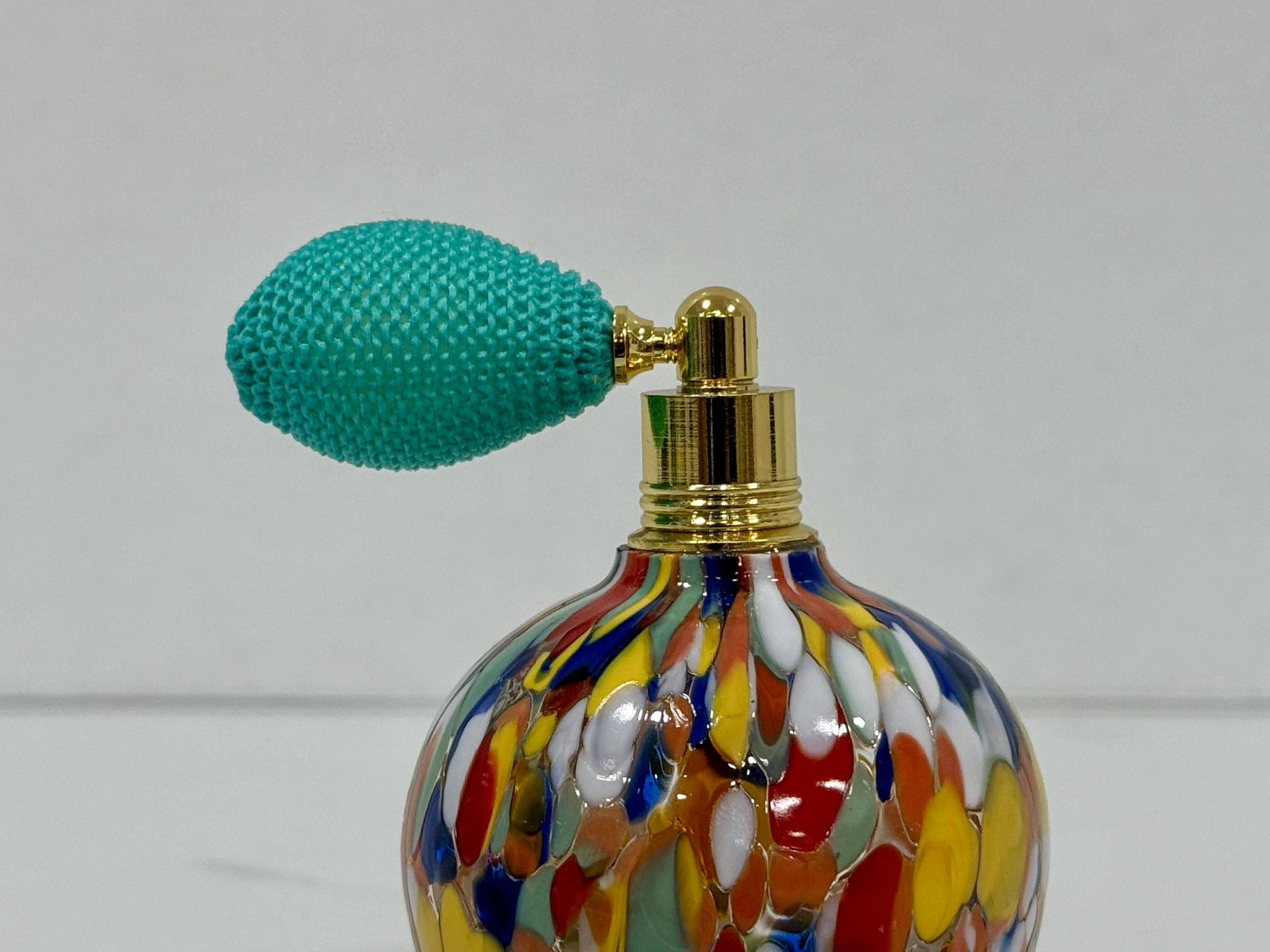 Murano Perfume Bottle | Certified Murano Glass | Made in Italy | Spray Atomizer | Collection Panciuta