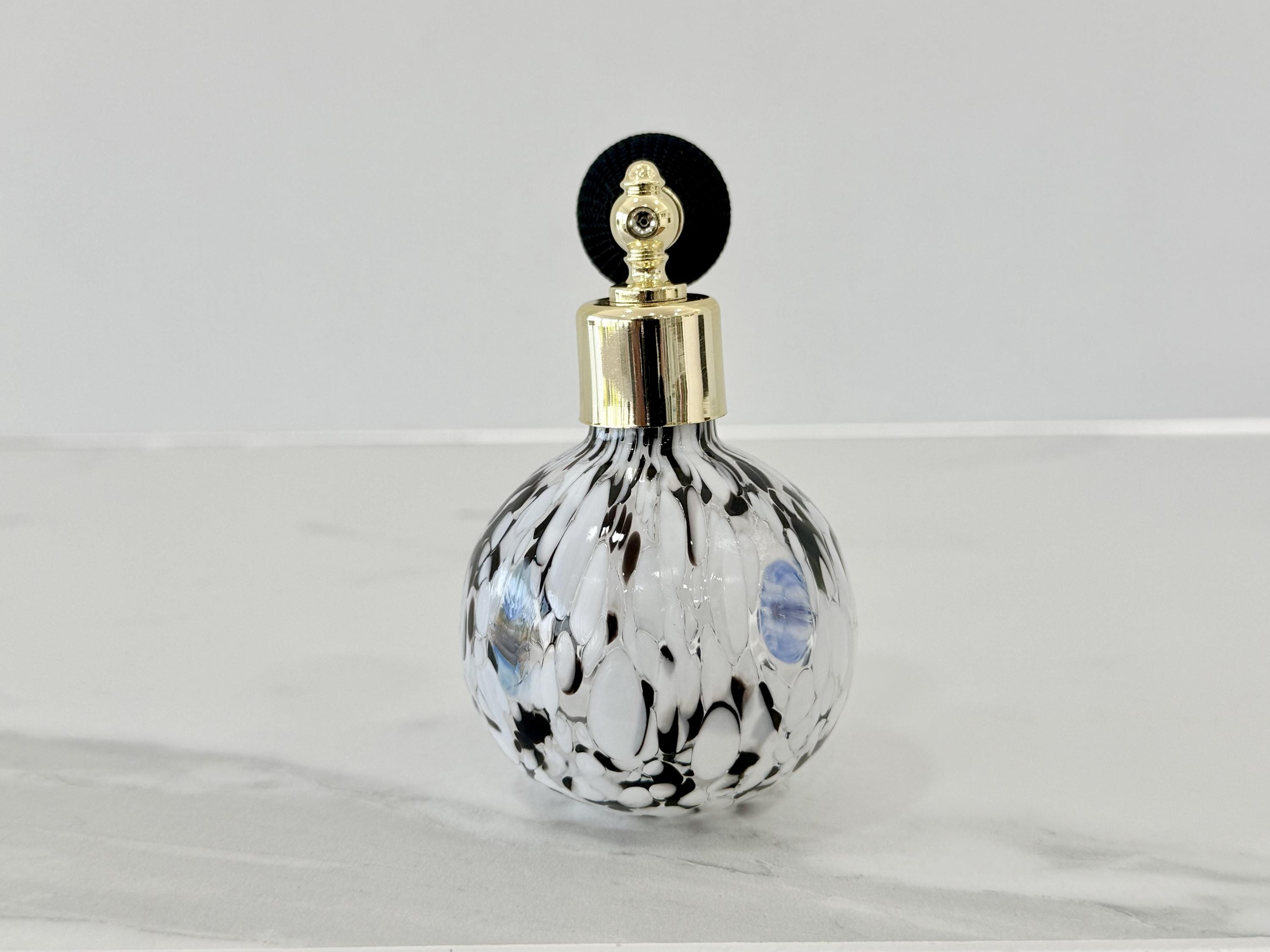 Murano Perfume Bottle | Certified Murano Glass | Made in Italy | Spray Atomizer | Collection Sfera