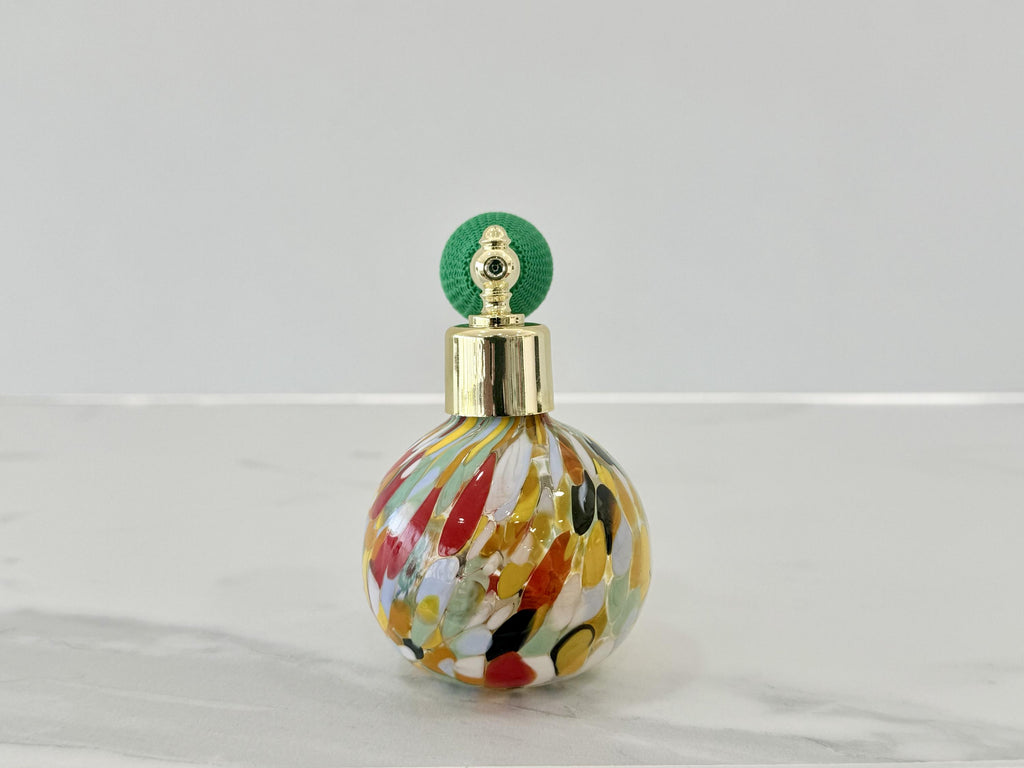 Murano Perfume Bottle | Certified Murano Glass | Made in Italy | Spray Atomizer | Collection Sfera