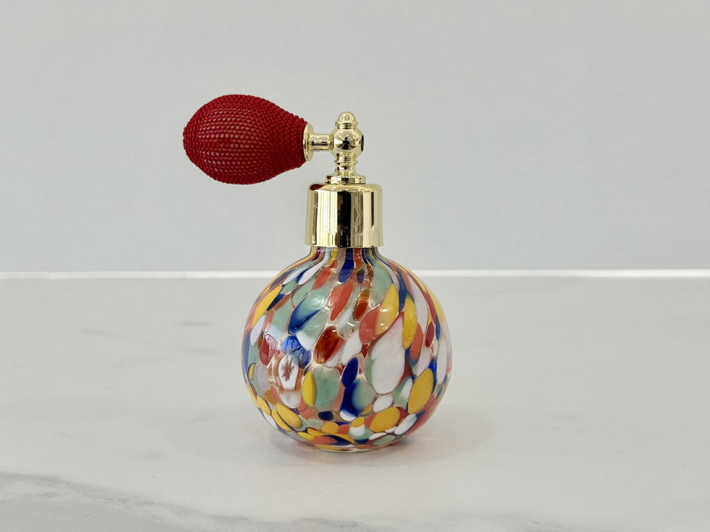 Murano Perfume Bottle | Certified Murano Glass | Made in Italy | Spray Atomizer | Collection Sfera