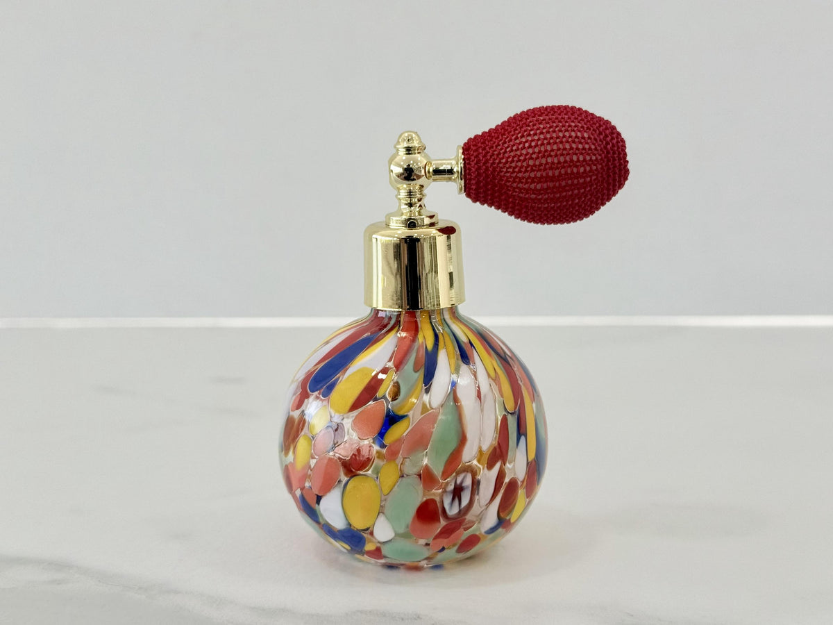 Murano Perfume Bottle | Certified Murano Glass | Made in Italy | Spray Atomizer | Collection Sfera