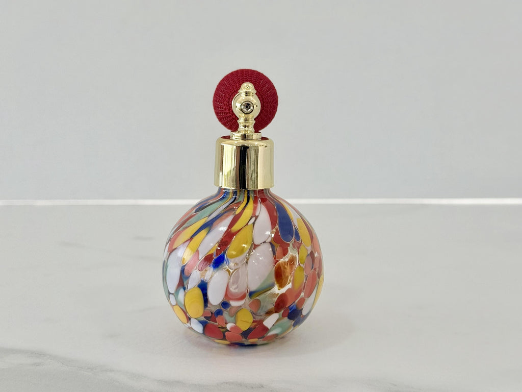 Murano Perfume Bottle | Certified Murano Glass | Made in Italy | Spray Atomizer | Collection Sfera