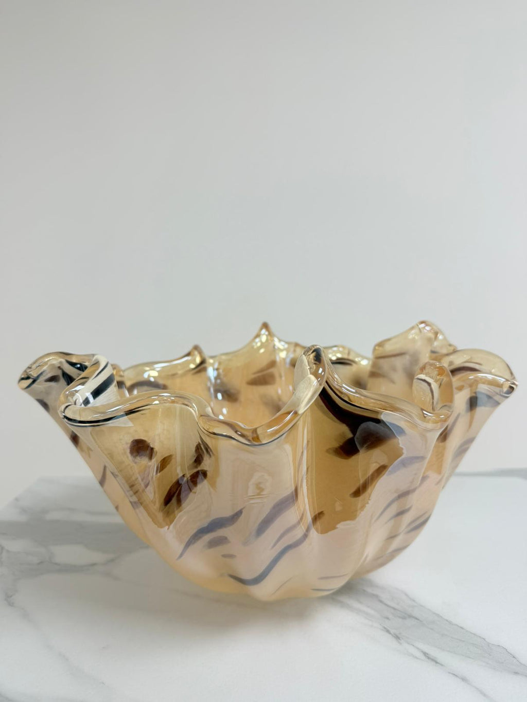 Murano Glass Centerpiece | Certified Murano Glass | Made in Italy | Table Decoration | Collection  Animalier Fazzoletto