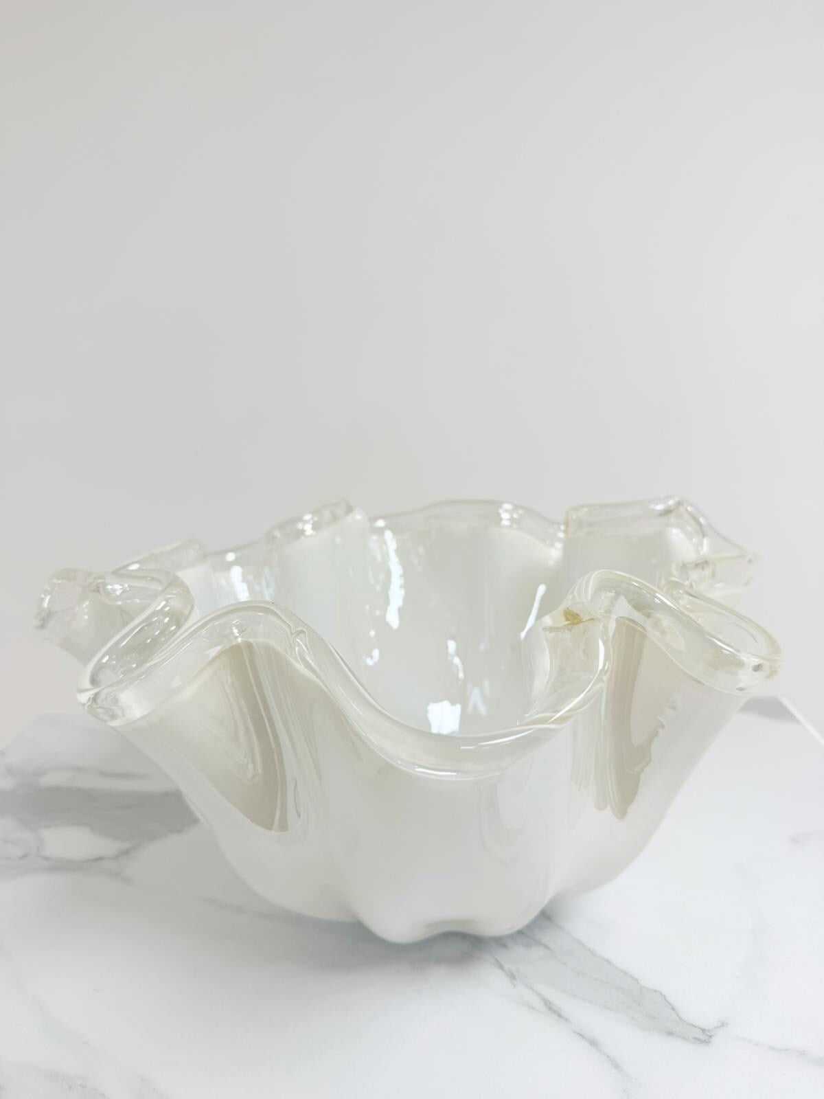 Murano Glass Centerpiece | Certified Murano Glass | Made in Italy | Table Decoration | Collection Fazzoletto