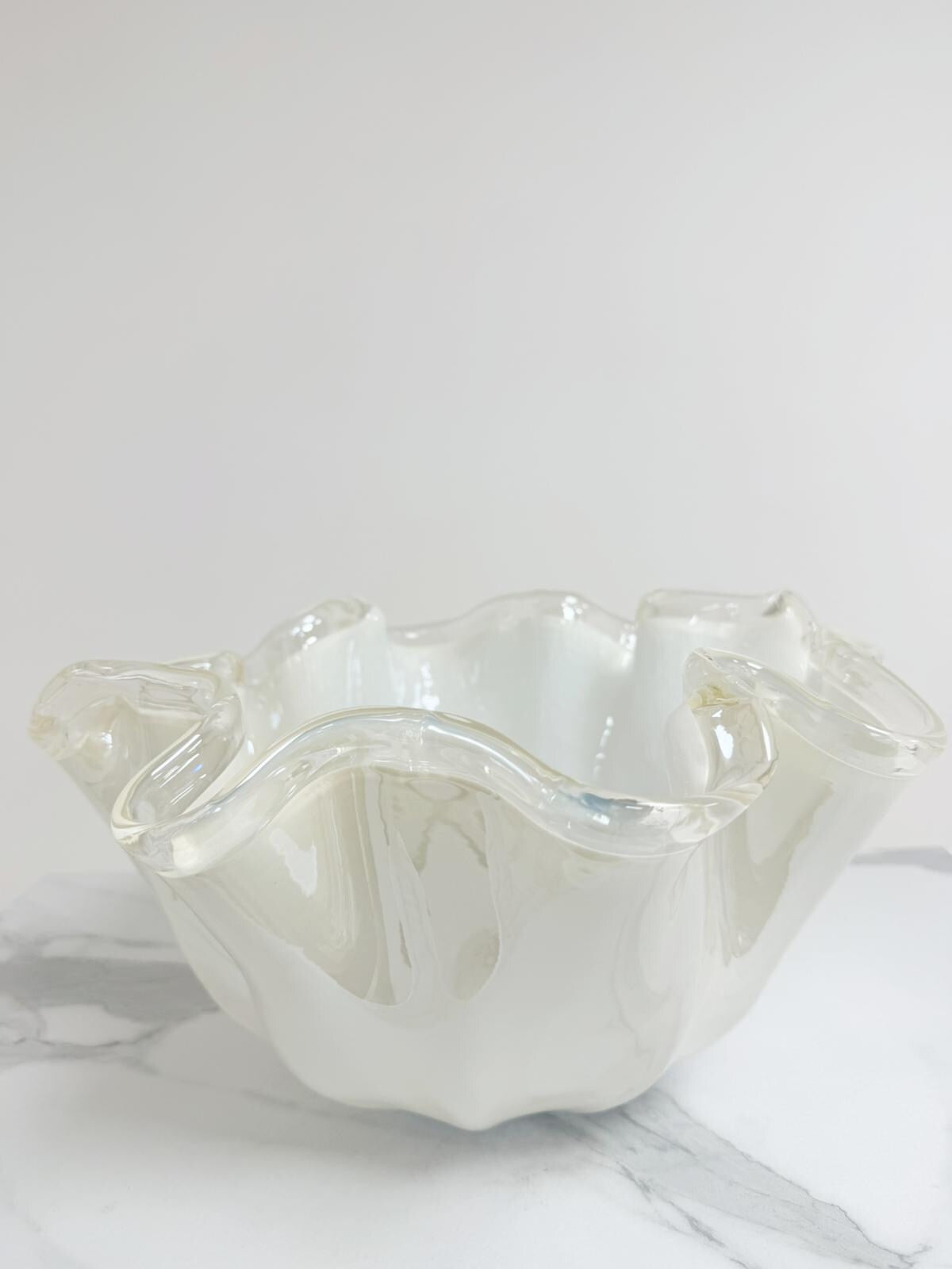 Murano Glass Centerpiece | Certified Murano Glass | Made in Italy | Table Decoration | Collection Fazzoletto
