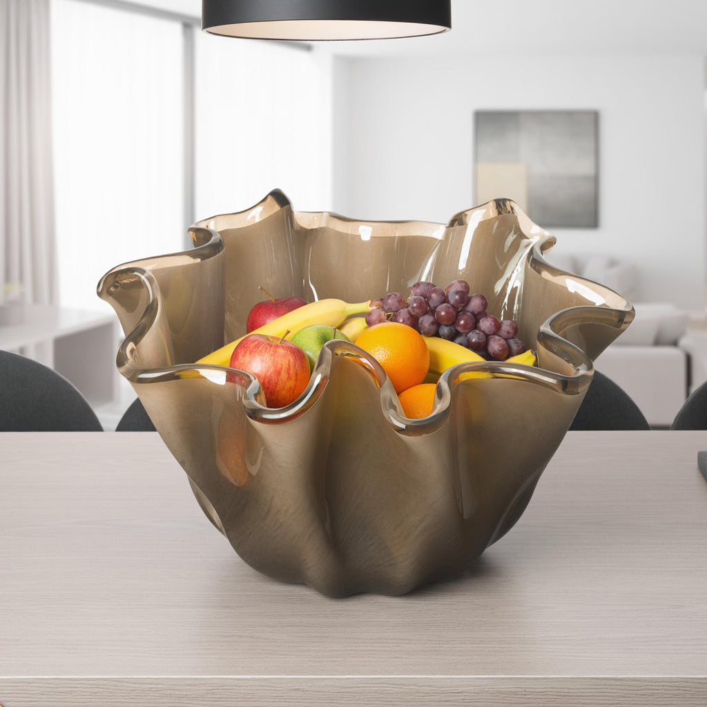 Murano Glass Centerpiece | Certified Murano Glass | Made in Italy | Table Decoration | Collection Fazzoletto