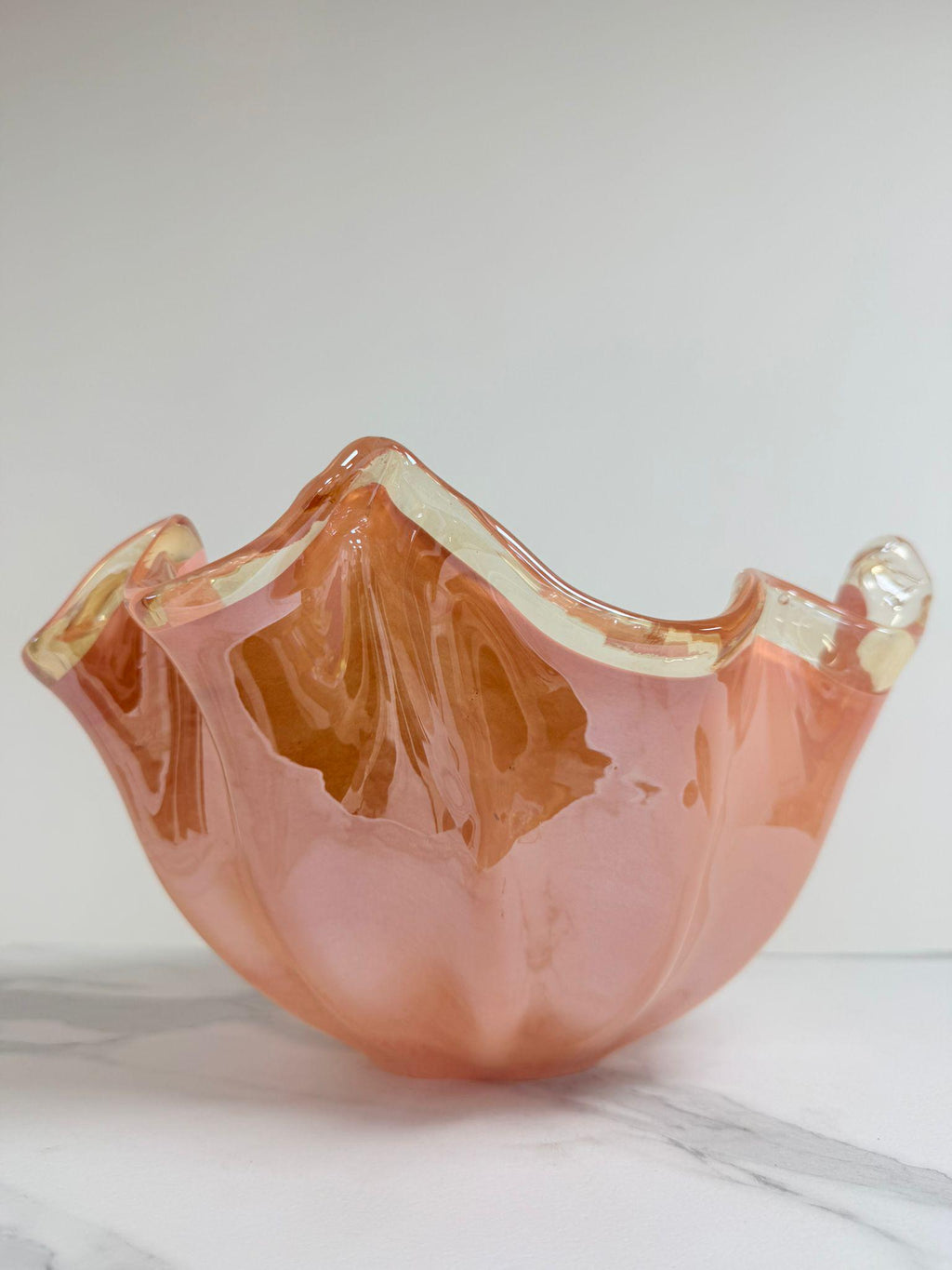 Murano Glass Centerpiece | Certified Murano Glass | Made in Italy | Table Decoration | Collection Fazzoletto