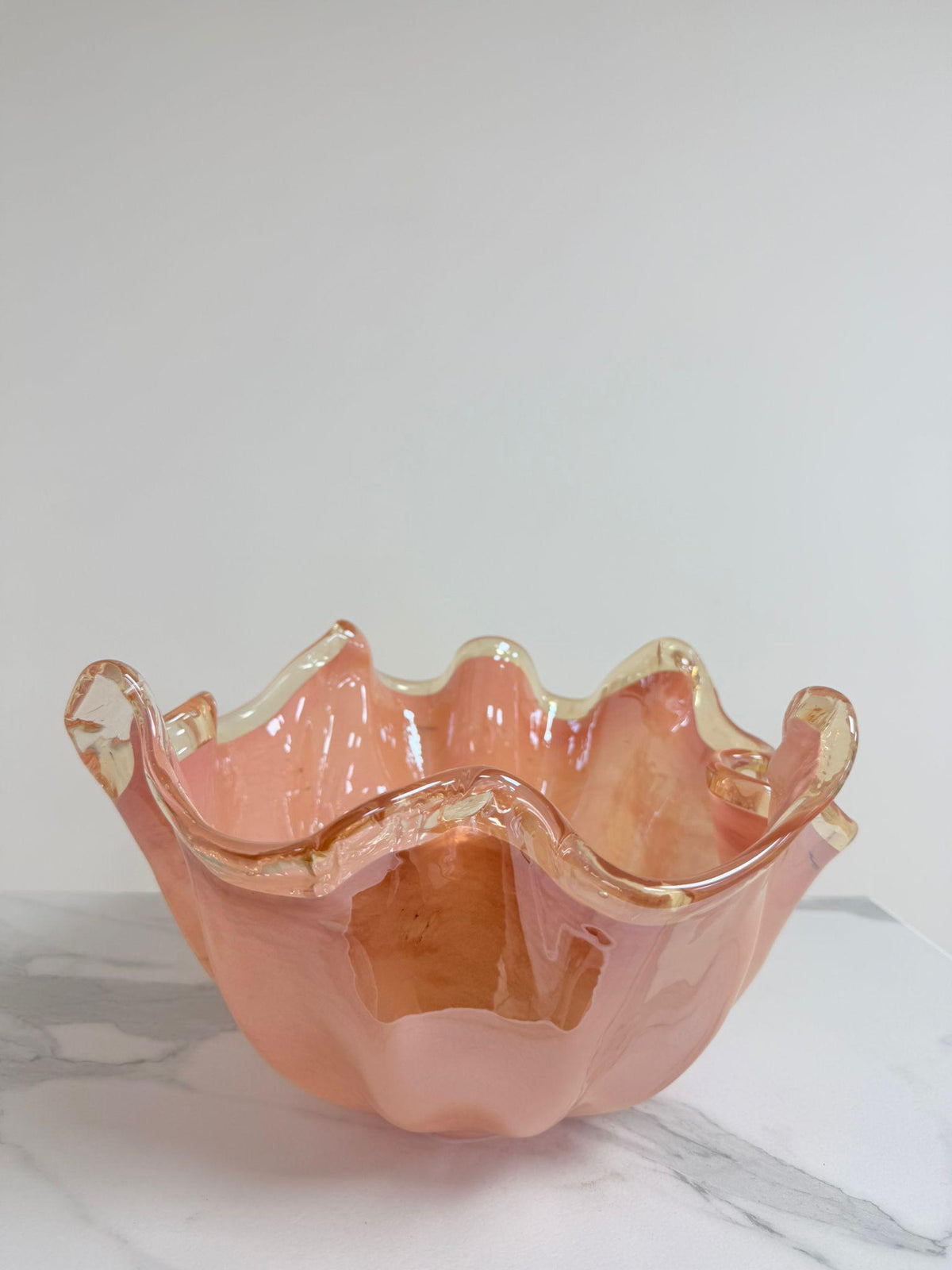 Murano Glass Centerpiece | Certified Murano Glass | Made in Italy | Table Decoration | Collection Fazzoletto