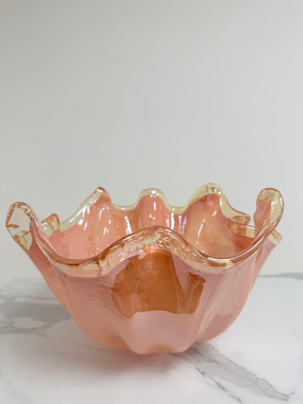 Murano Glass Centerpiece | Certified Murano Glass | Made in Italy | Table Decoration | Collection Fazzoletto