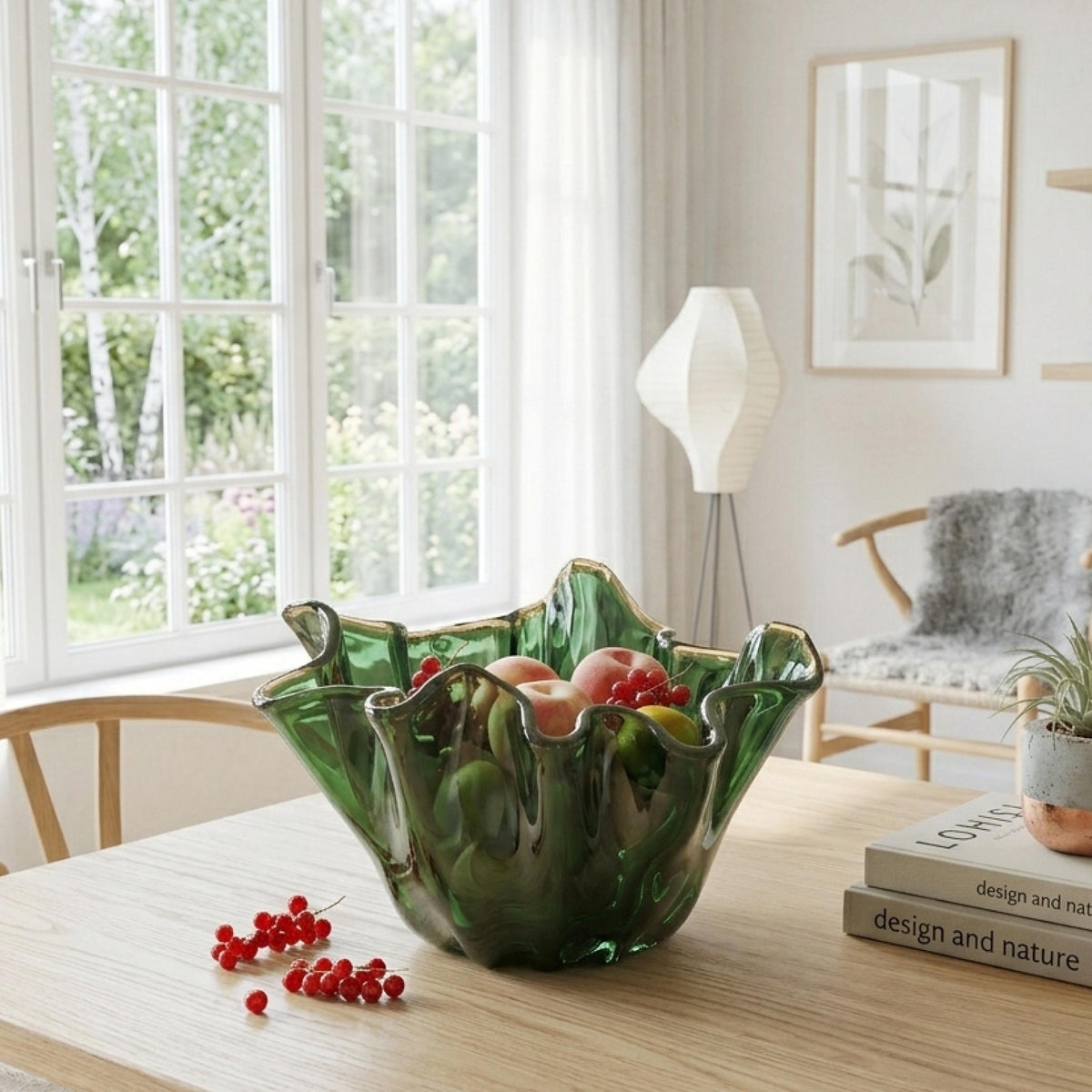 Murano Glass Centerpiece | Certified Murano Glass | Made in Italy | Table Decoration | Collection Fazzoletto