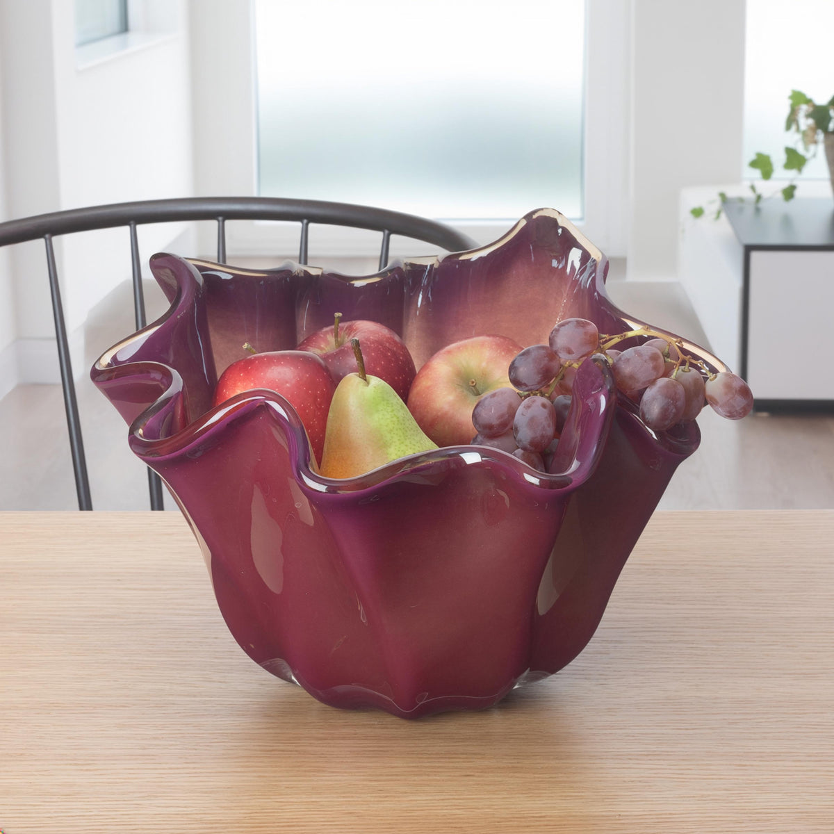 Murano Glass Centerpiece | Certified Murano Glass | Made in Italy | Table Decoration | Collection Fazzoletto