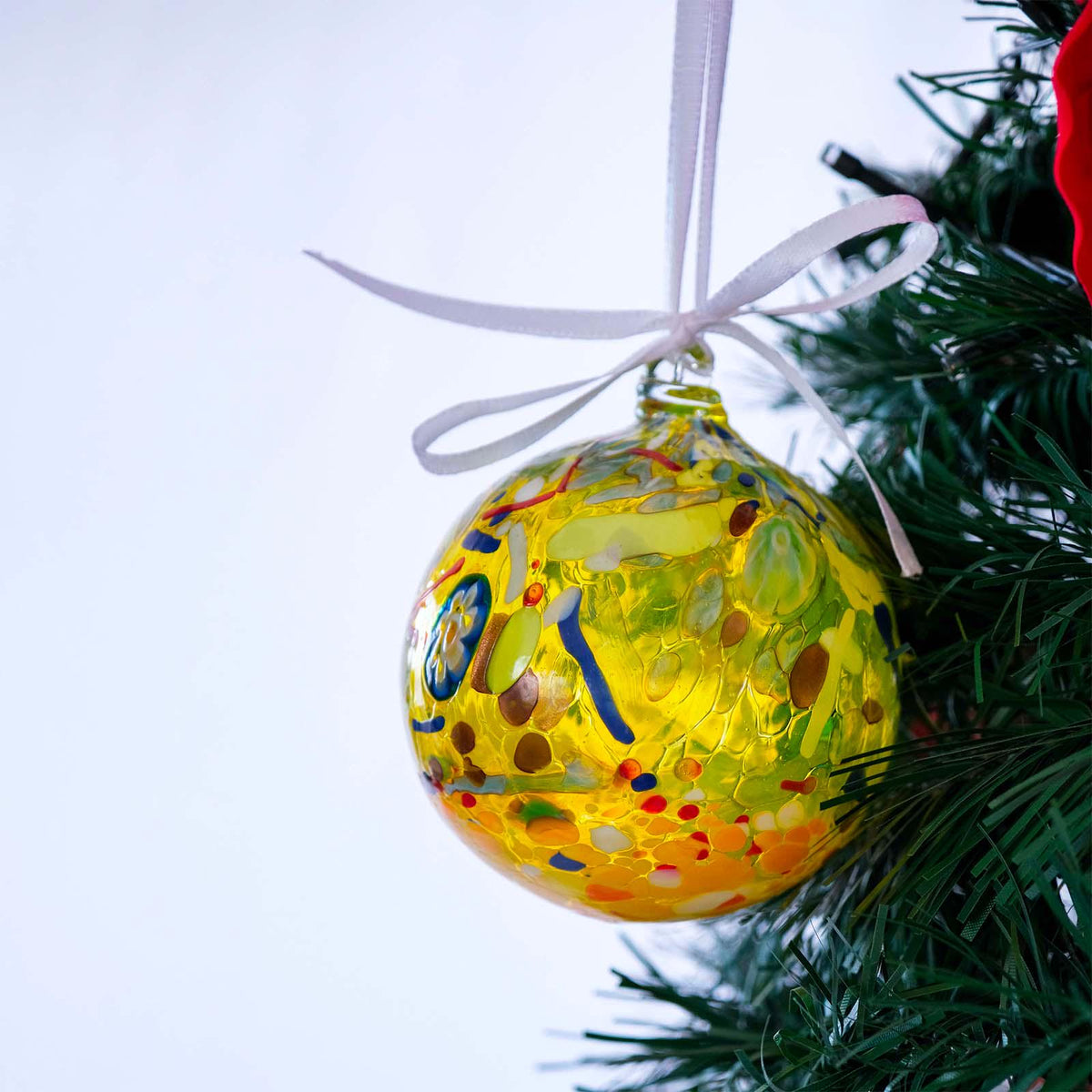 MurArt Palline di Natale in vetro di Murano Collezione MG medie D. 8