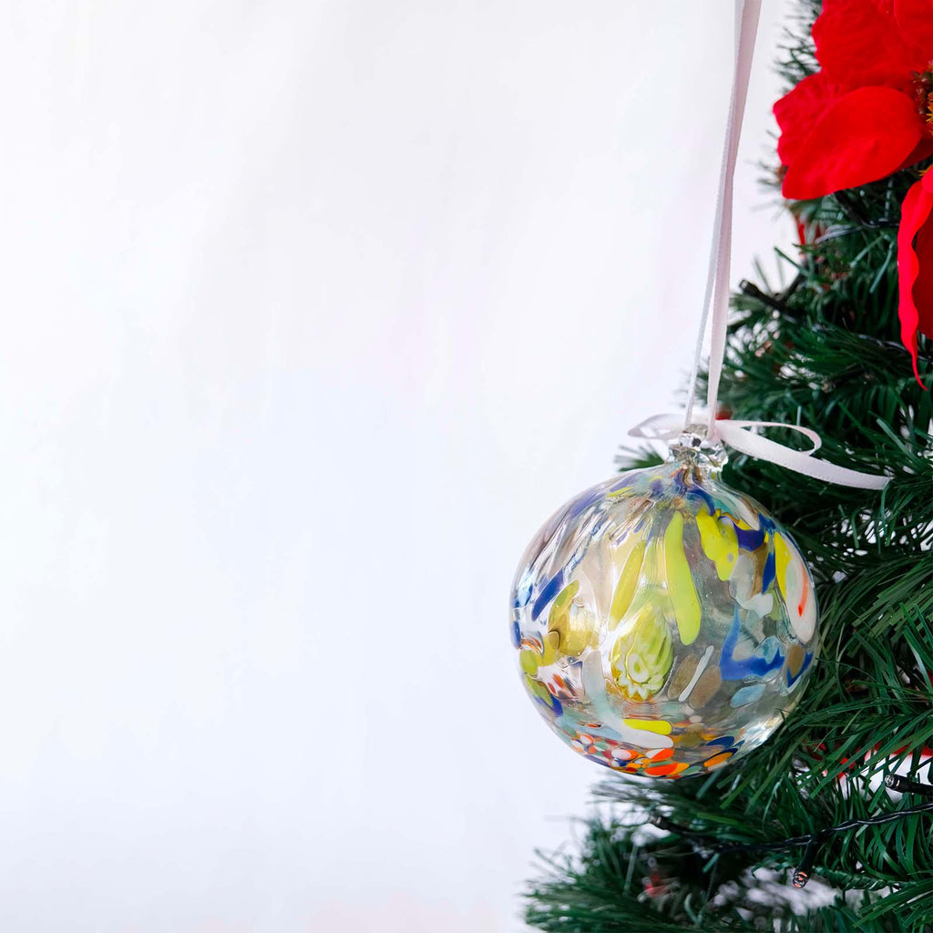 MurArt Palline di Natale in vetro di Murano Collezione MG medie D. 8