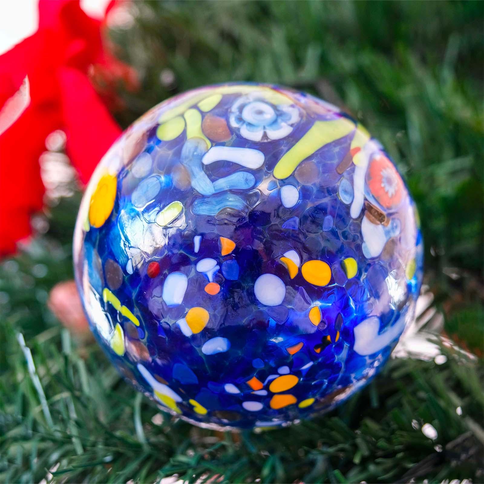 MurArt Palline di Natale in vetro di Murano Collezione MG grandi D. 10