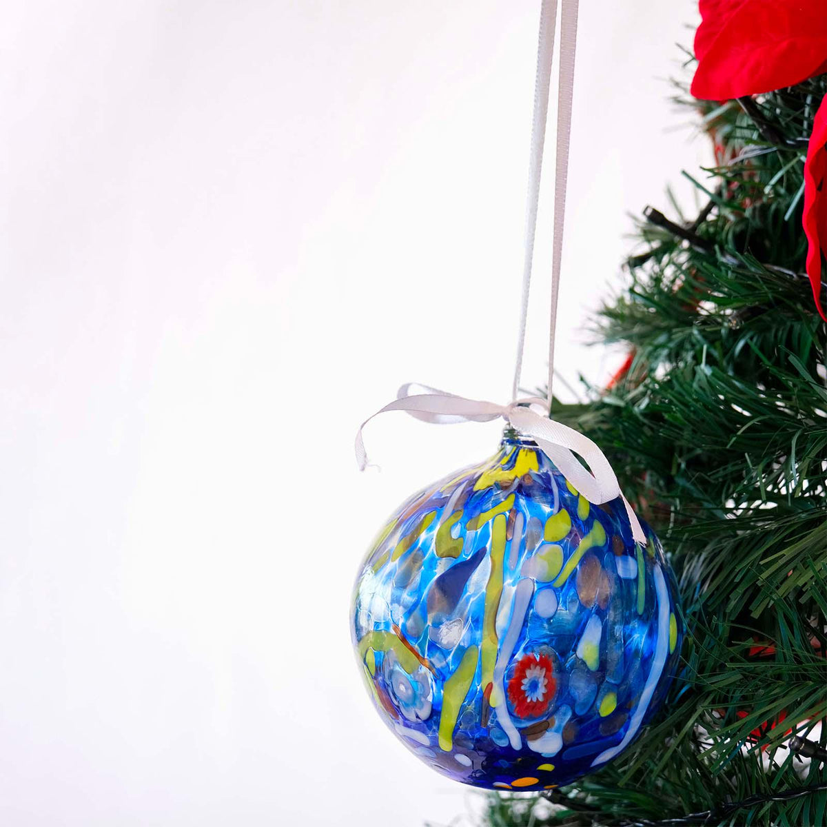 MurArt Palline di Natale in vetro di Murano Collezione MG grandi D. 10