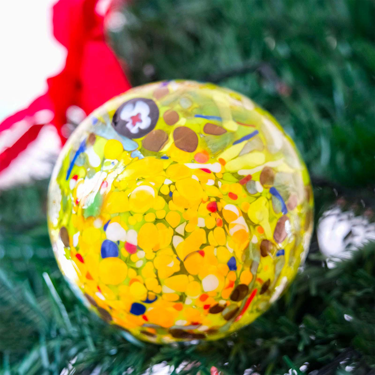 MurArt Palline di Natale in vetro di Murano Collezione MG grandi D. 10