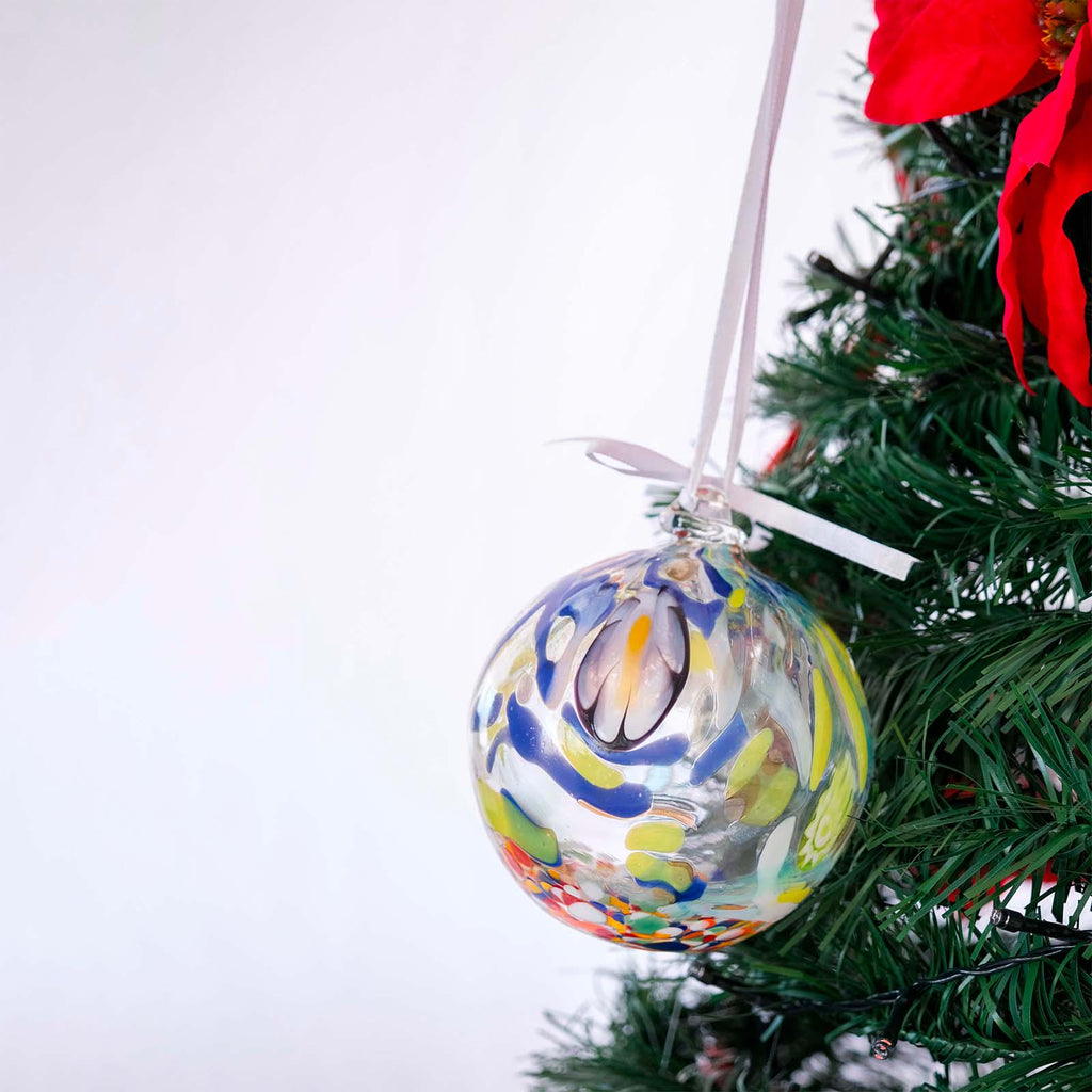 MurArt Palline di Natale in vetro di Murano Collezione MG grandi D. 10