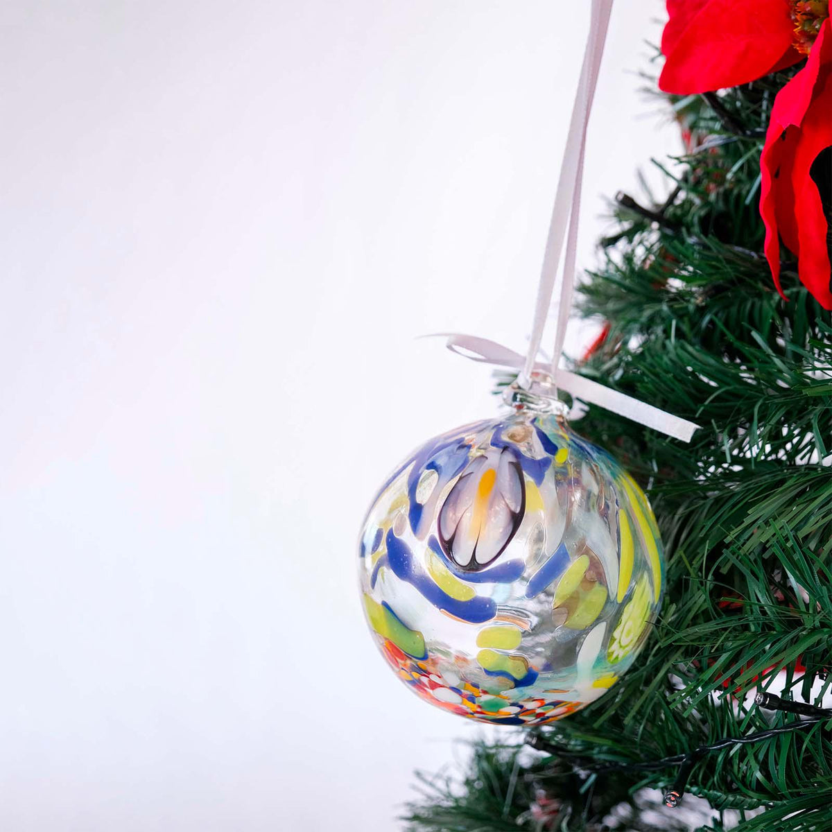 MurArt Palline di Natale in vetro di Murano Collezione MG grandi D. 10