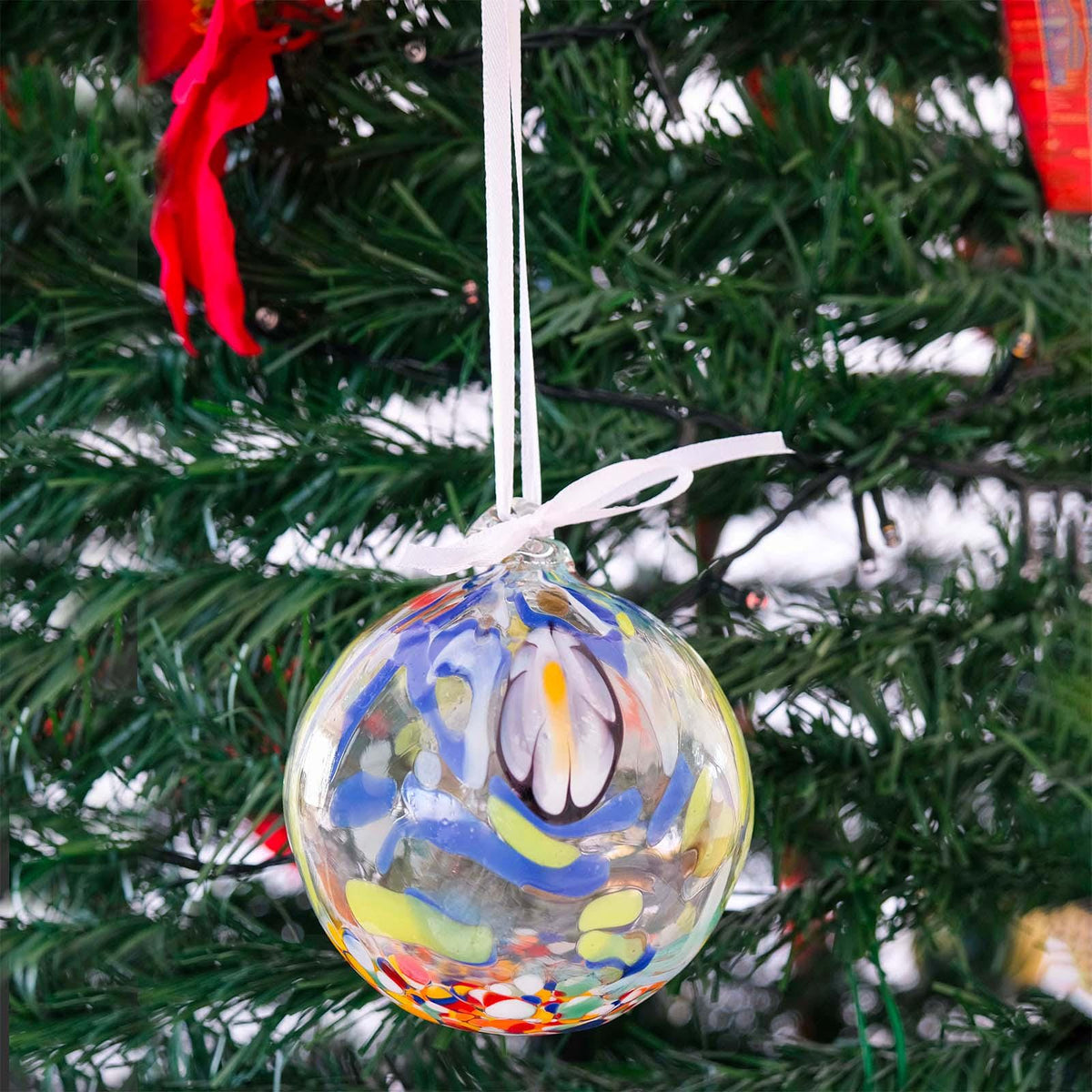 MurArt Palline di Natale in vetro di Murano Collezione MG grandi D. 10