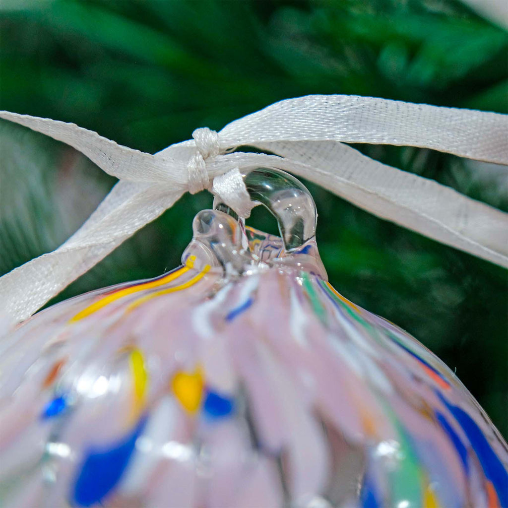 MurArt Palline di Natale in vetro di Murano Collezione MG grandi D. 10