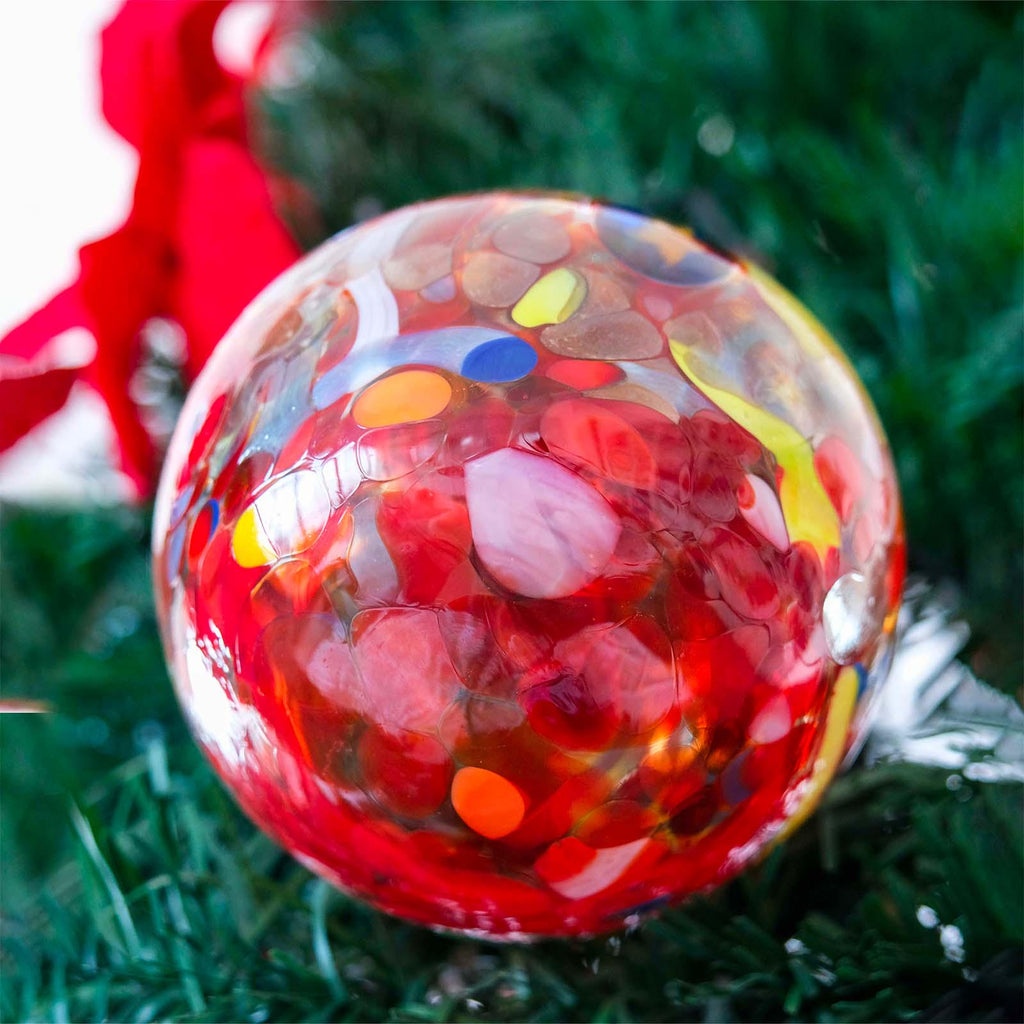 MurArt Palline di Natale in vetro di Murano Collezione MG grandi D. 10