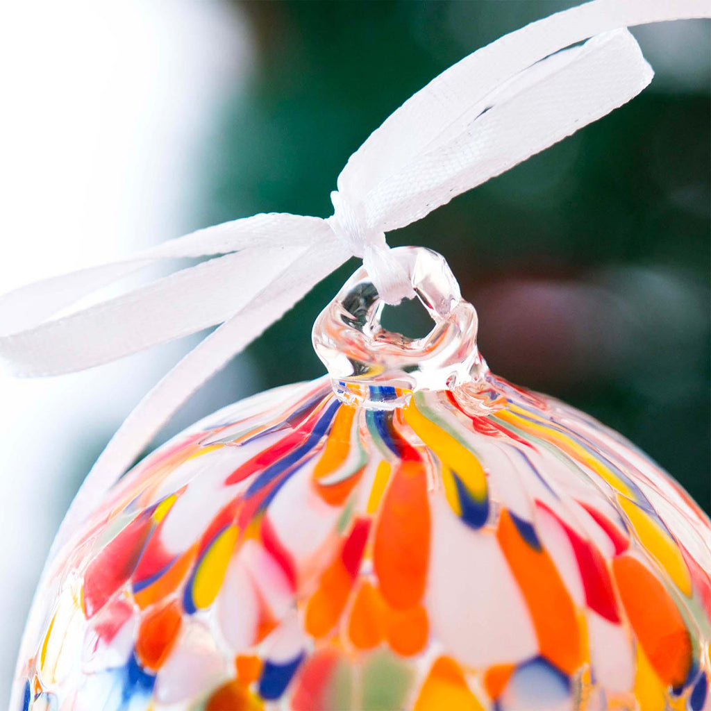 Murano Glass Christmas Ornament | Certified Murano Glass | Made in Italy | Christmas Bauble | Collection Decoro