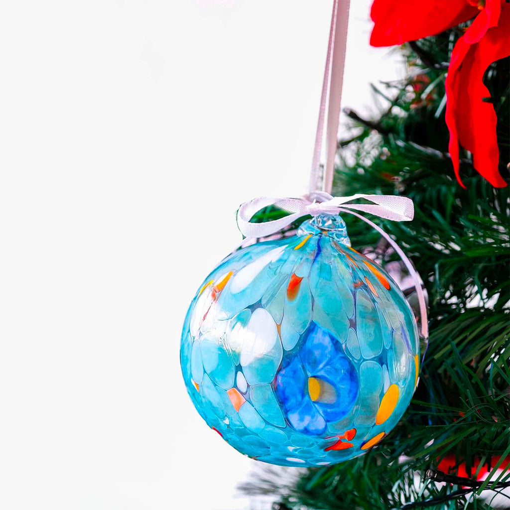 Murano Glass Christmas Ornament | Certified Murano Glass | Made in Italy | Christmas Bauble | Collection Decoro