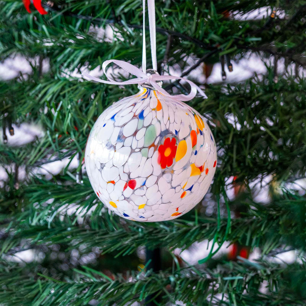 Murano Glass Christmas Ornament | Certified Murano Glass | Made in Italy | Christmas Bauble | Collection Decoro