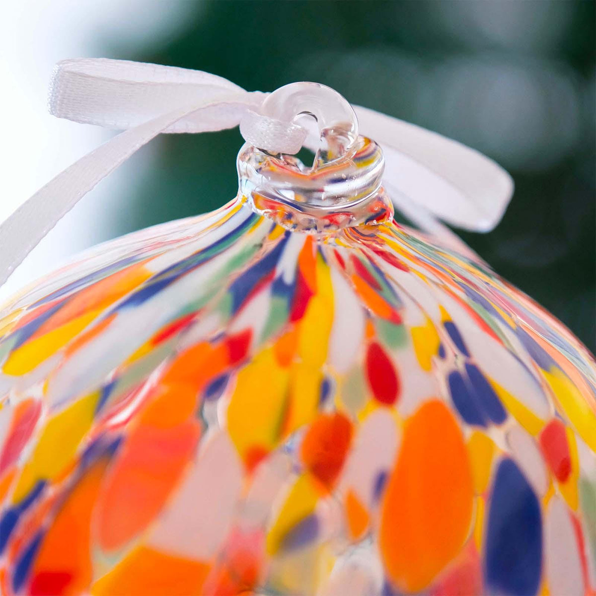 Murano Glass Christmas Ornament | Certified Murano Glass | Made in Italy | Christmas Bauble | Collection Decoro