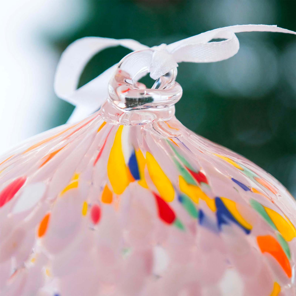 Murano Glass Christmas Ornament | Certified Murano Glass | Made in Italy | Christmas Bauble | Collection Decoro