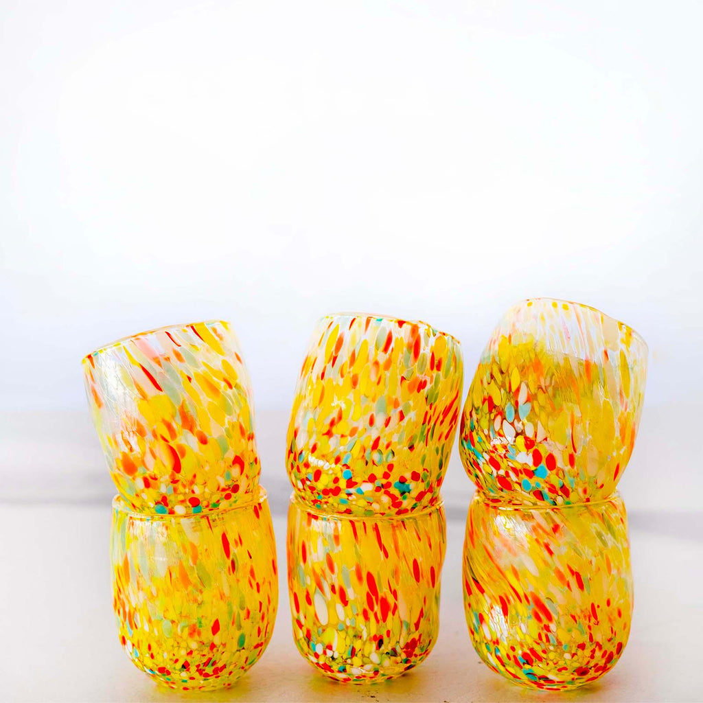Murano Shot Glass | Certified Murano Glass | Made in Italy | Italian Liqueur Glass | Collection Onde