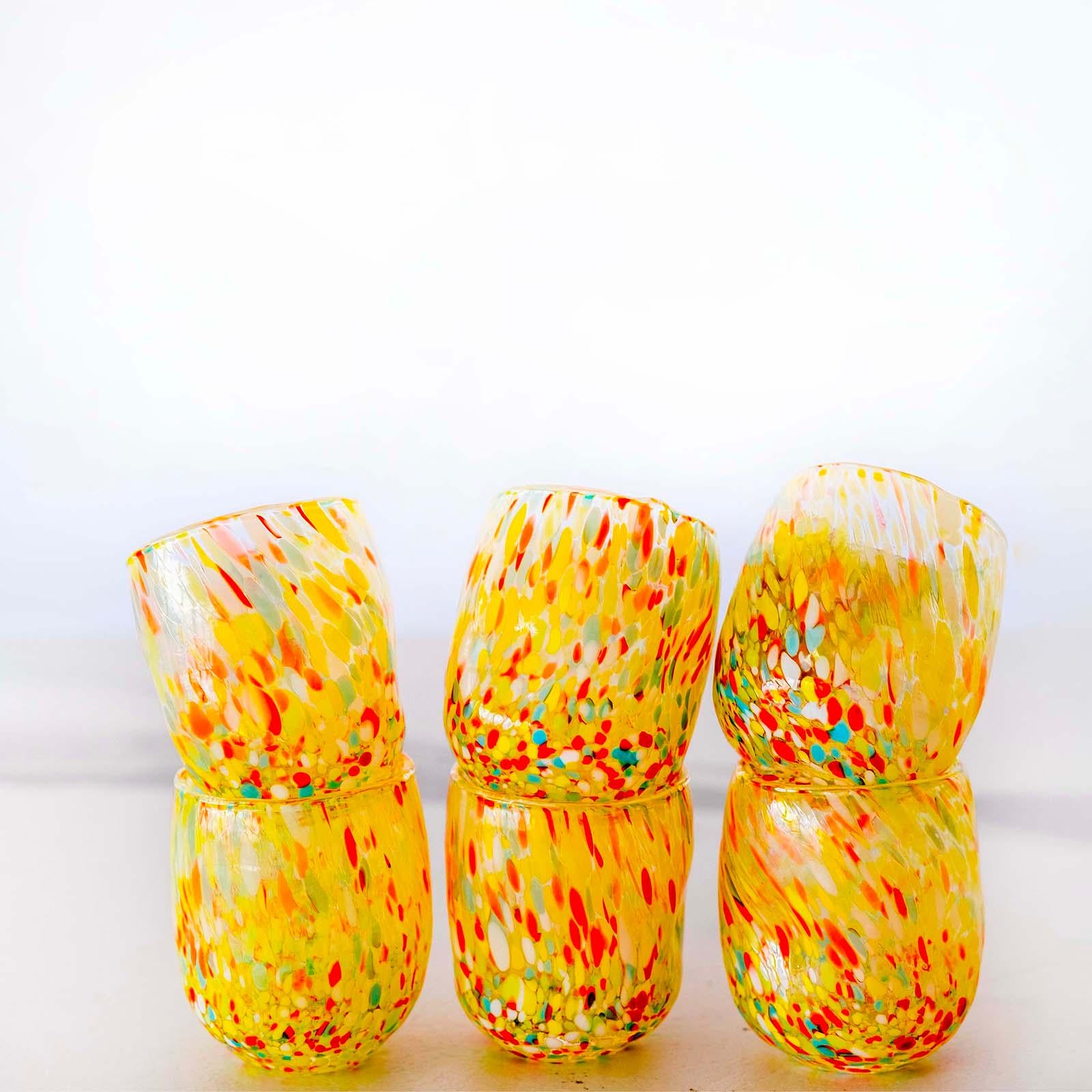 Murano Shot Glass | Certified Murano Glass | Made in Italy | Italian Liqueur Glass | Collection Onde