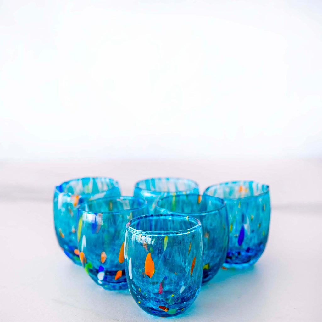 Murano Shot Glass | Certified Murano Glass | Made in Italy | Italian Liqueur Glass | Collection Onde